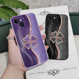 Silicone Lucky Grass Case For iPhone