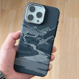 Luminous Pixels Relief Magnetic Case for iPhone