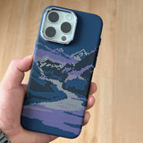Luminous Pixels Relief Magnetic Case for iPhone