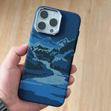 Luminous Pixels Relief Magnetic Case for iPhone