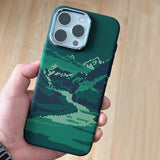 Luminous Pixels Relief Magnetic Case for iPhone