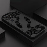 Luxurious Black Snake Case For Samsung