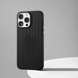 Luxury Magnetic Corrugated Pattern Case For iPhone