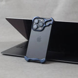 Luxury Irregular Aluminum Alloy Bumper Case For iPhone