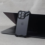 Luxury Irregular Aluminum Alloy Bumper Case For iPhone