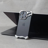 Luxury Irregular Aluminum Alloy Bumper Case For iPhone