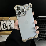 Luxury Irregular Aluminum Alloy Bumper Case For iPhone