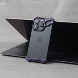 Luxury Irregular Aluminum Alloy Bumper Case For iPhone