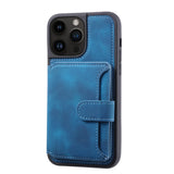 Luxury Leather Card Pocket Case for iPhone