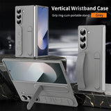 Luxury Wristband Invisible Bracket Case for Samsung Flip