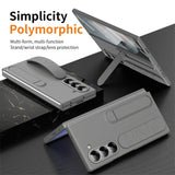 Luxury Wristband Invisible Bracket Case for Samsung Flip