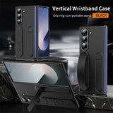 Luxury Wristband Invisible Bracket Case for Samsung Flip