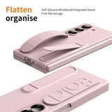 Luxury Wristband Invisible Bracket Case for Samsung Flip