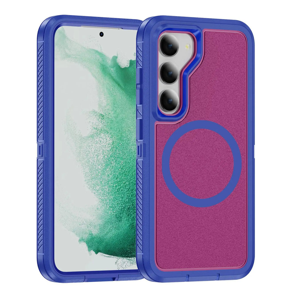 Anti Fingerprint Shockproof Magnetic Case For Samsung Galaxy