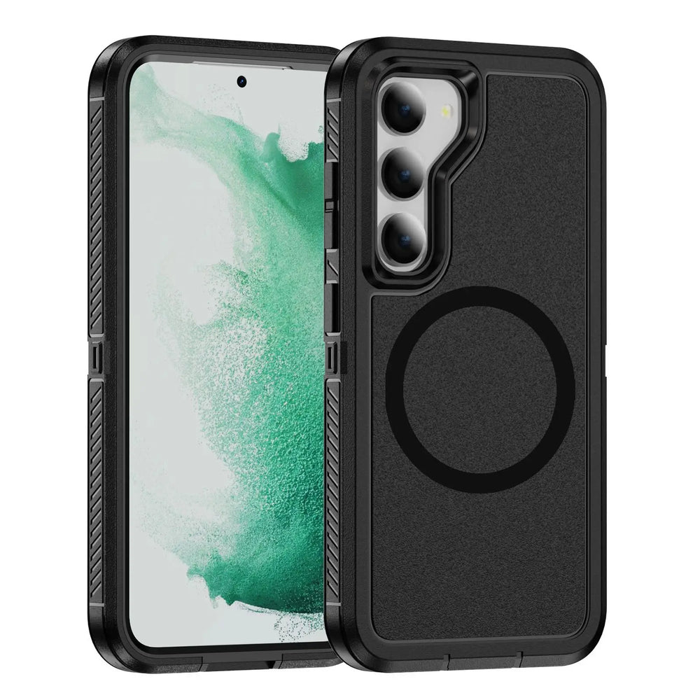 Anti Fingerprint Shockproof Magnetic Case For Samsung Galaxy