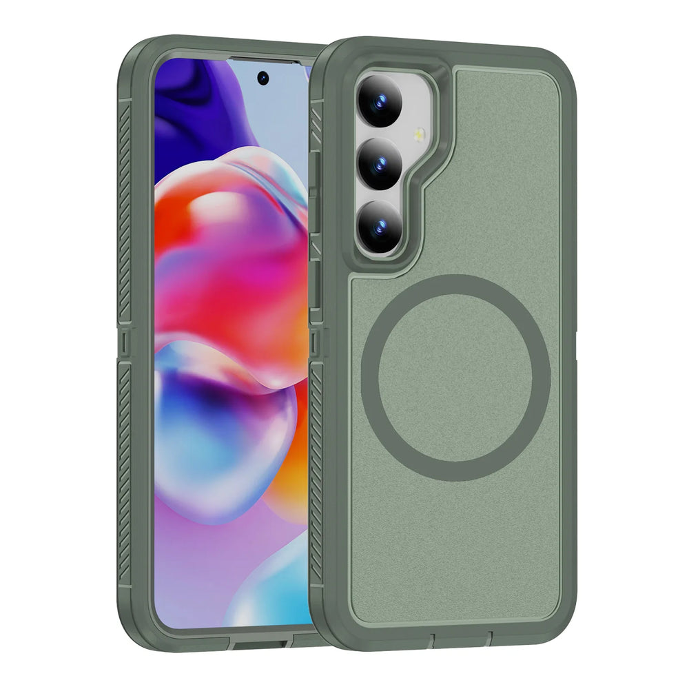 Anti Fingerprint Shockproof Magnetic Case For Samsung Galaxy