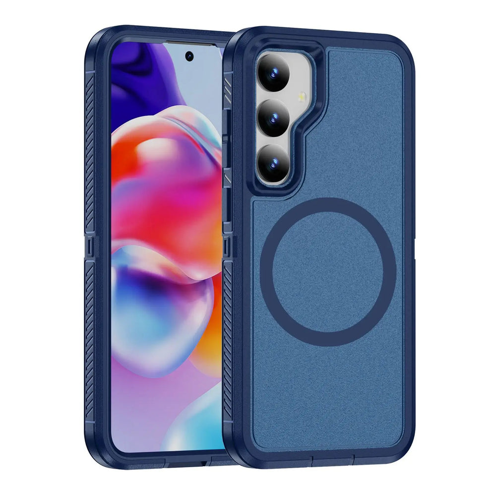 Anti Fingerprint Shockproof Magnetic Case For Samsung Galaxy