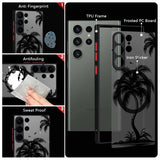 Magnetic Coconut Palm Pattern Case For Samsung