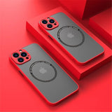 Magnetic Matte PC Case For iPhone