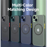 Magnetic Matte PC Case For iPhone