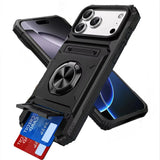 Anti-fall Shockproof Armor Ring Stand Case For iPhone