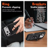 Anti-fall Shockproof Armor Ring Stand Case For iPhone