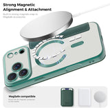 Luxury Transparent Flip Leather Wallet Magnetic Case For iPhone