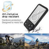 IP68 Waterproof Metal Aluminum Swimming Underwater Case For iPhone