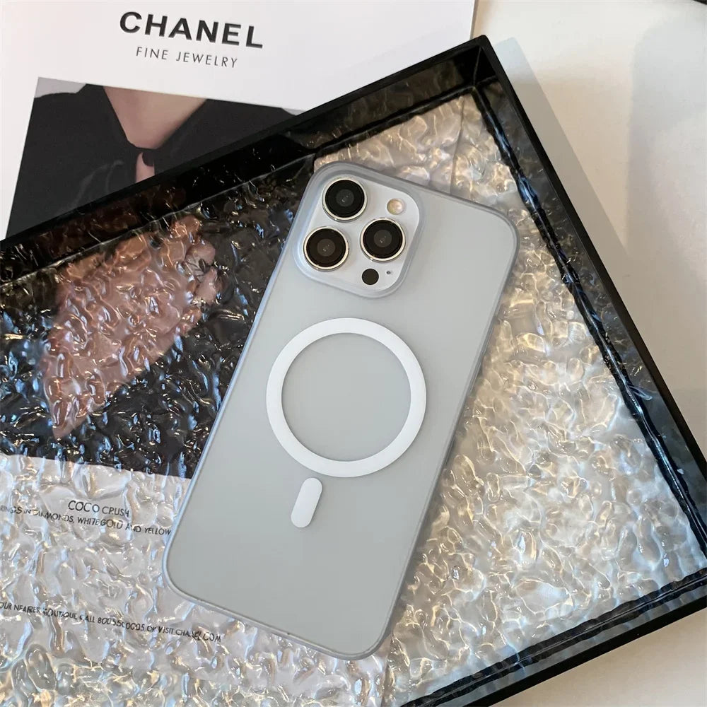 Magnetic Matte Ultra-Thin Case For iPhone