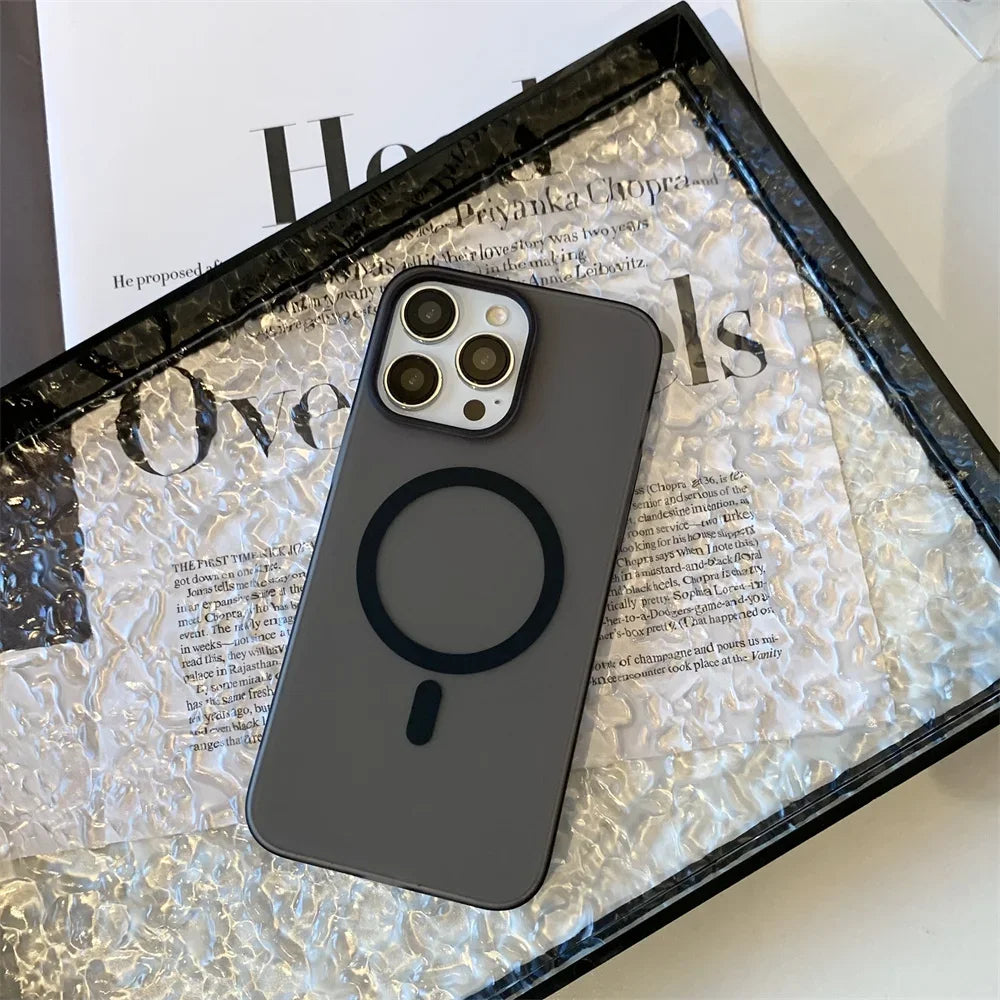 Magnetic Matte Ultra-Thin Case For iPhone