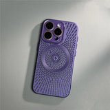 Mesh Heat Dissipation Magnetic Case For iPhone
