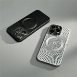 Mesh Heat Dissipation Magnetic Case For iPhone