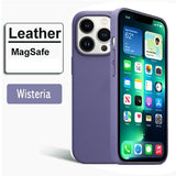 New 2024 Luxury Official Magnetic Leather Case for iPhone