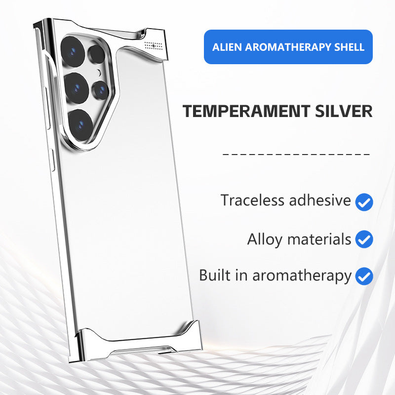 Irregular Titanium Alloy Bumper Borderless Case for Samsung