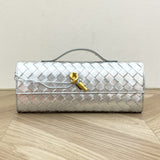Handmade Cowhide Braided Clutch Bag