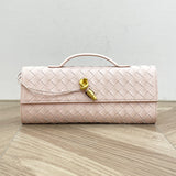 Handmade Cowhide Braided Clutch Bag