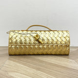 Handmade Cowhide Braided Clutch Bag