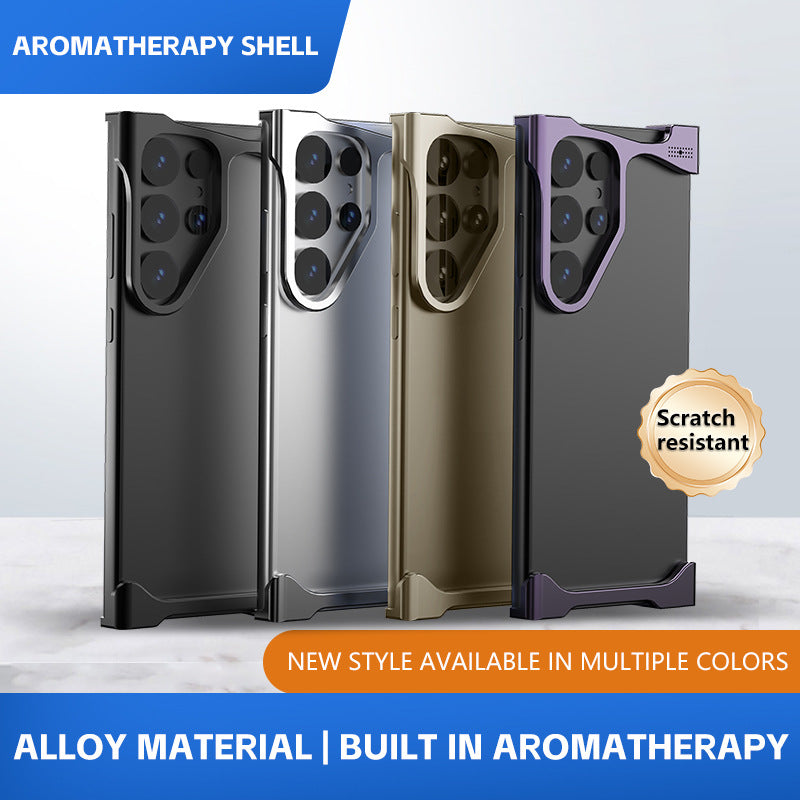 Irregular Titanium Alloy Bumper Borderless Case for Samsung