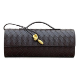 Handmade Cowhide Braided Clutch Bag