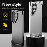 Irregular Titanium Alloy Bumper Borderless Case for Samsung