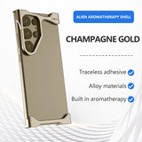 Irregular Titanium Alloy Bumper Borderless Case for Samsung