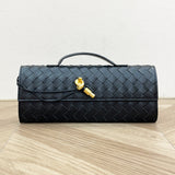 Handmade Cowhide Braided Clutch Bag