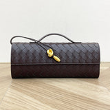 Handmade Cowhide Braided Clutch Bag