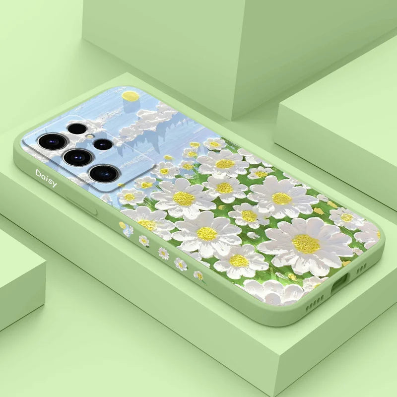 Oil Sunflower Case For Samsung Galaxy