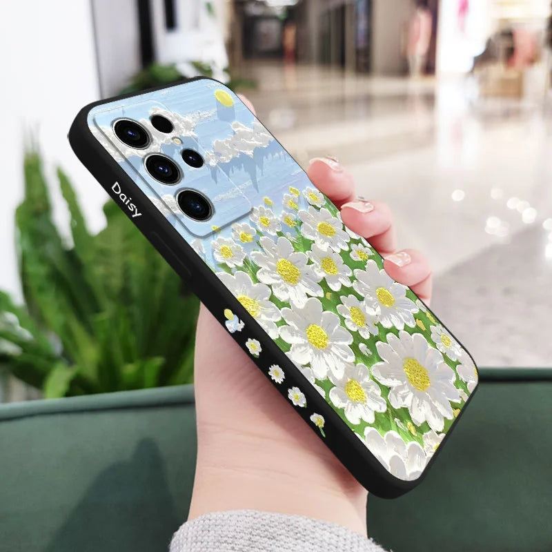 Oil Sunflower Case For Samsung Galaxy