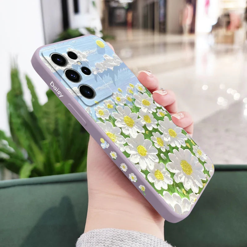 Oil Sunflower Case For Samsung Galaxy