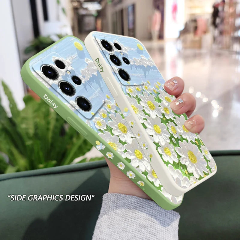 Oil Sunflower Case For Samsung Galaxy
