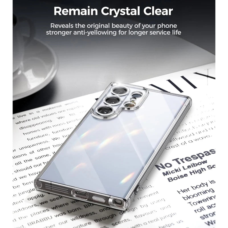 Original Clear Silicone Case For Galaxy Samsung