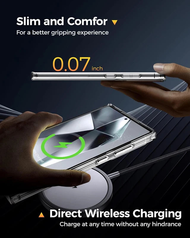 Original Clear Silicone Case For Galaxy Samsung