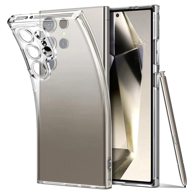 Original Clear Silicone Case For Galaxy Samsung